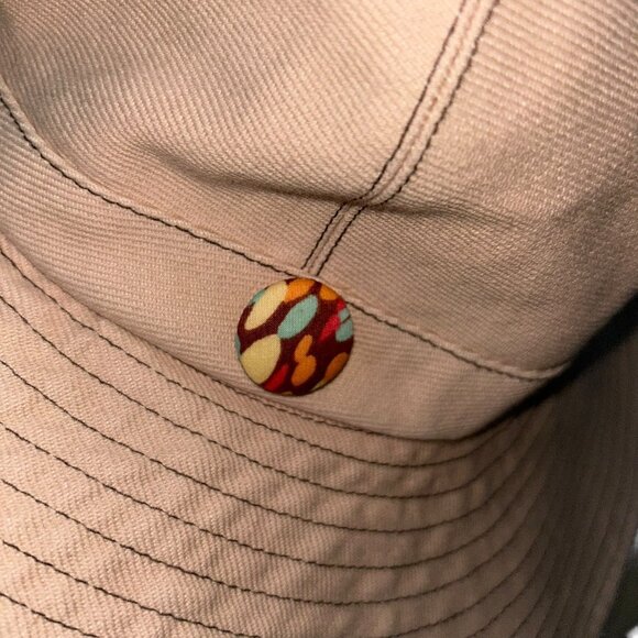 misaharada millinery bone cotton confetti multi color interior sun hat - Picture 5 of 11